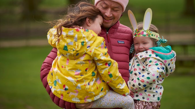 A family enjoying Easter Adventures at the National Trust